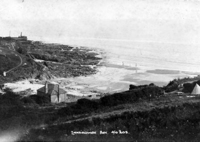Postcard steamer Branksea on rocks at Lannacombe 1 September 1927