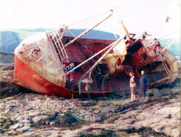 Prawl Point Wreck Rusting Photographs | East Prawle History Society