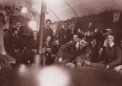 RAF camp party, names not listed WWII