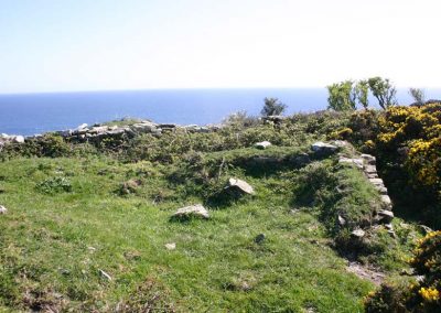 The remains of Signal House Point at Hunter's Top or Hurter's Top, near Prawle Point 2011