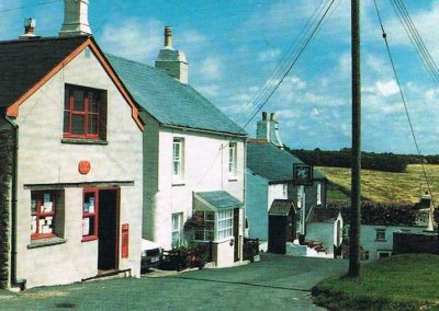 The Post Office on Prawle Green c 1988, it closed in December 1993