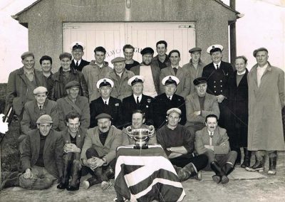East Prawle LSA rocket apparatus Sunday 16 February 1964, with Webber cup won in 1963 competitions with 25 LSA teams