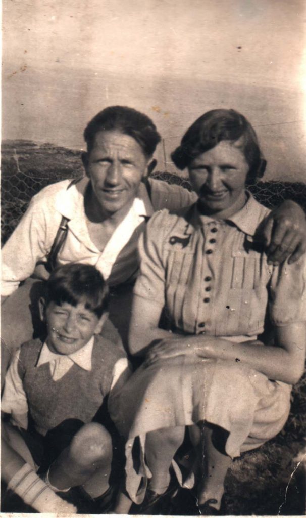 Aunt Ethel, Uncle Mont and David - happier memories