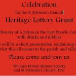 St Sylvester's Heritage Lottery Grant and invitation