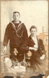 William George Eastman and Betsy Eva nee Hutchings around 1905