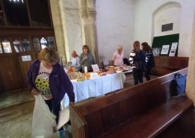 Refreshments on Open Day at St Sylvester's Church, Chivelstone