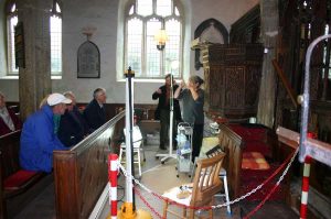 First session at Cleaning the Pulpit 4 October 2021